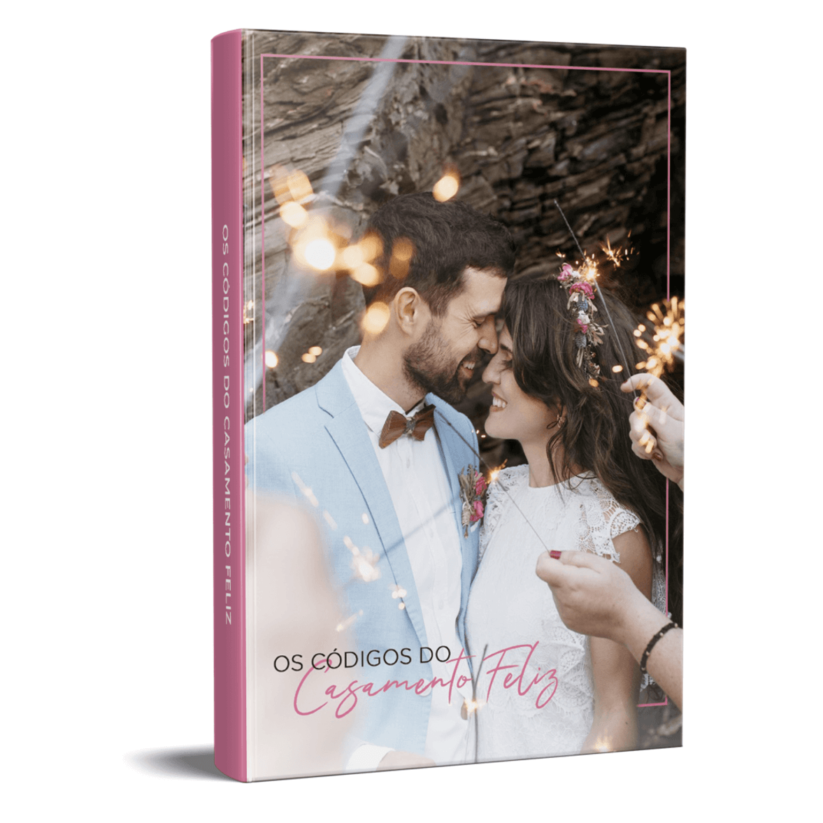 A imagem é uma representação física do livro Os Códigos do Casamento Feliz escrito por Elisete Mendes